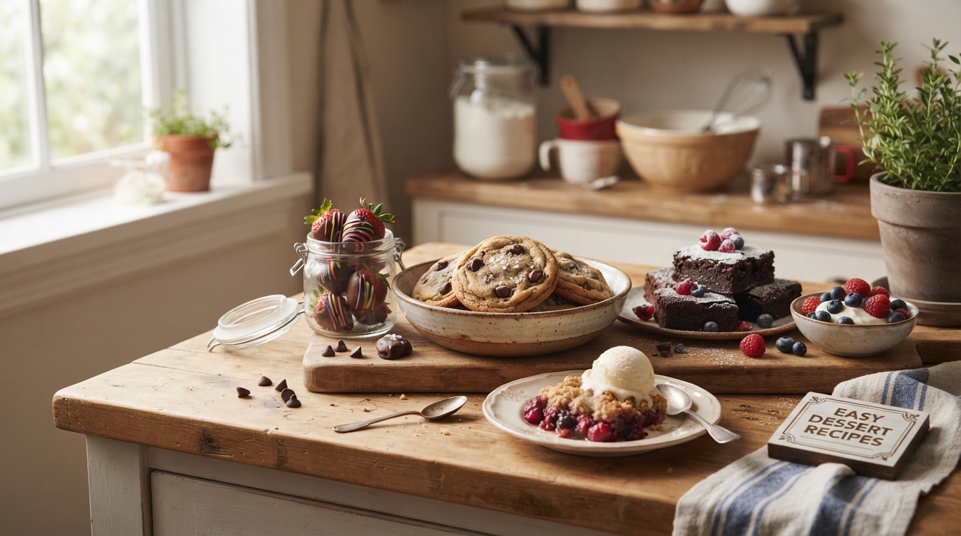 Easy Dessert Recipes Anyone Can Make at Home