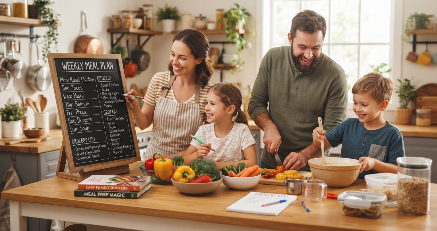Easy Family Meal Planning for Stress-Free Weeks
