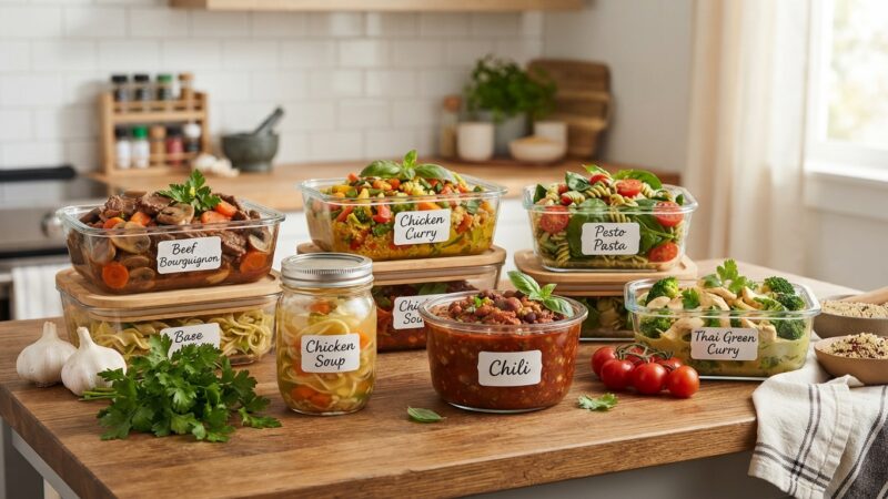 Easy Freezer Meal Ideas That Actually Taste Fresh