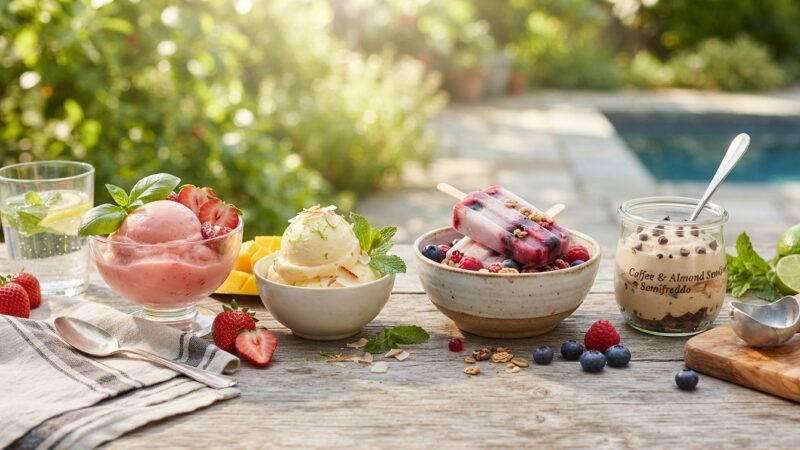 Easy Frozen Desserts for Hot Summer Days