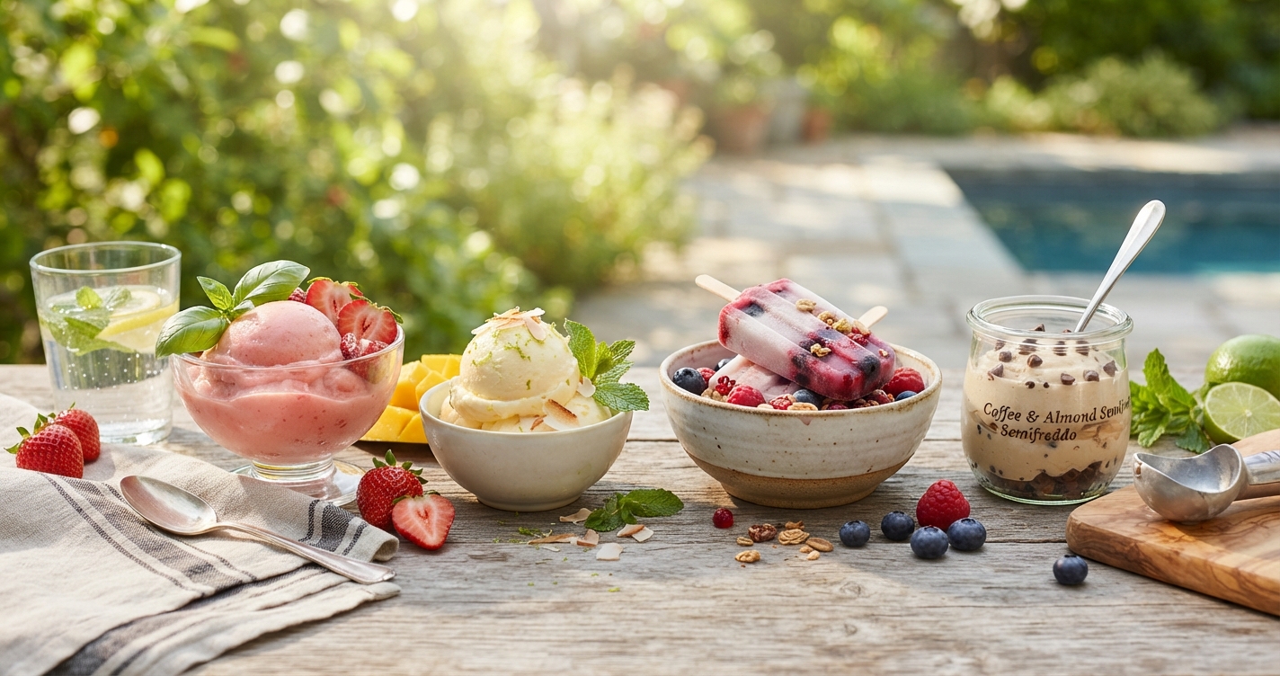 Easy Frozen Desserts for Hot Summer Days
