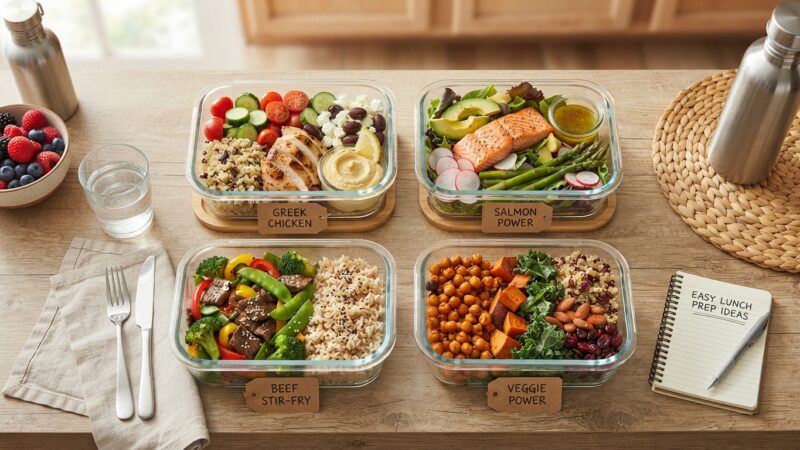 Easy Lunch Meal Prep Recipes for Work and School