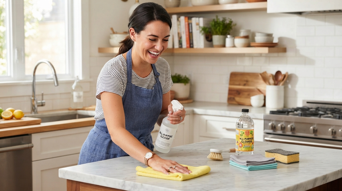 How to Clean Your Kitchen Faster With Simple Tricks
