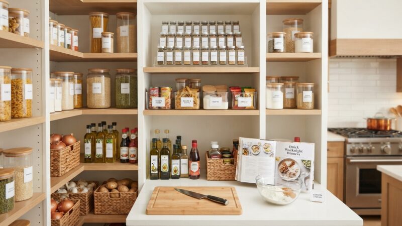 How to Organize Your Pantry for Faster Cooking