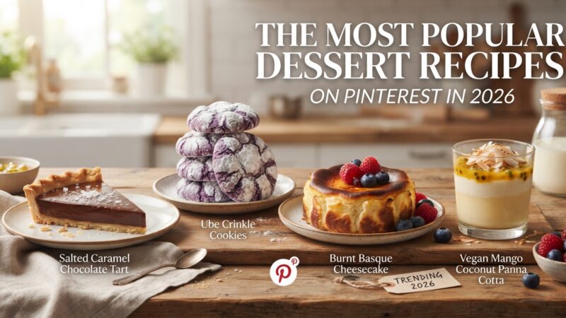The Most Popular Dessert Recipes on Pinterest in 2026