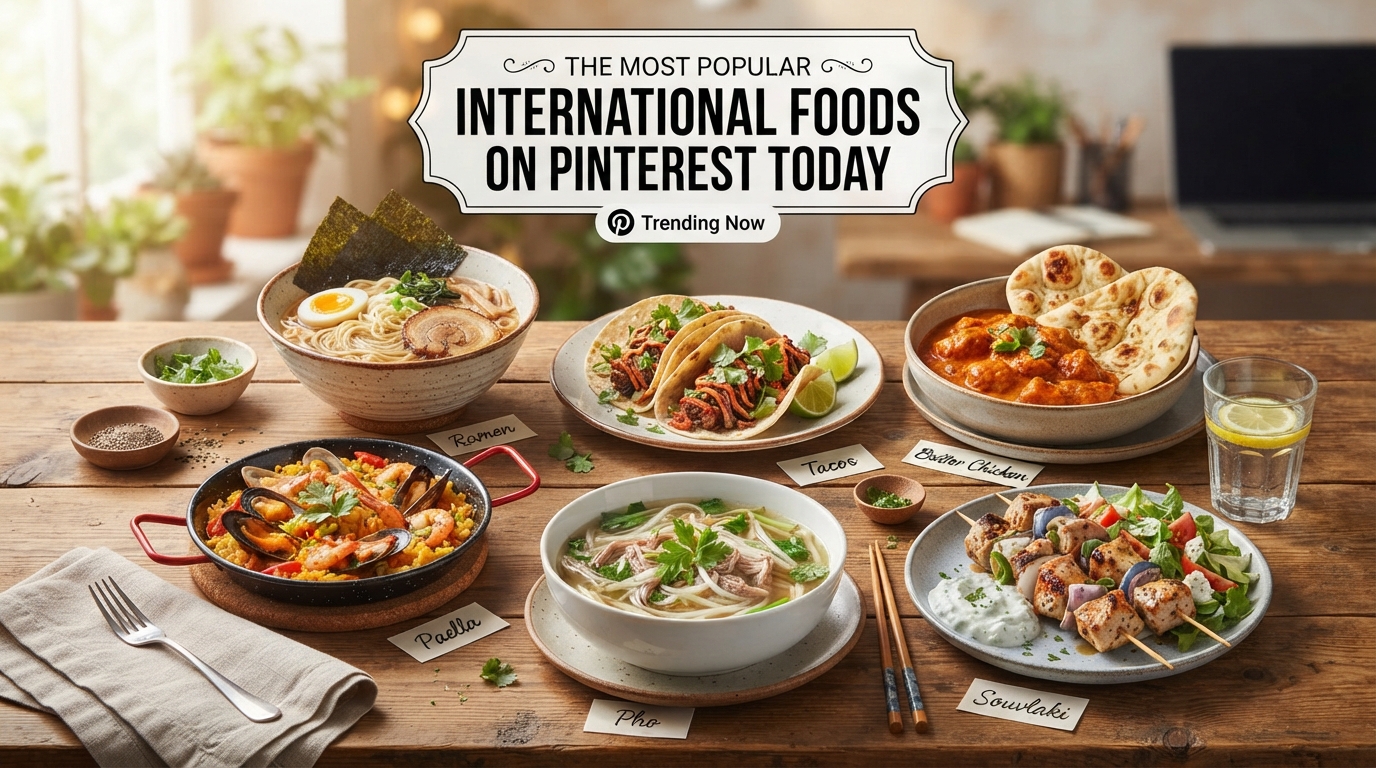The Most Popular International Foods on Pinterest Today