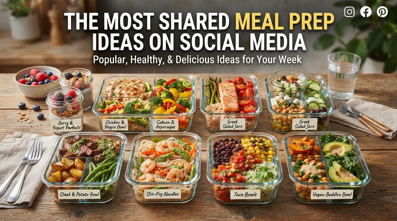 The Most Shared Meal Prep Ideas on Social Media